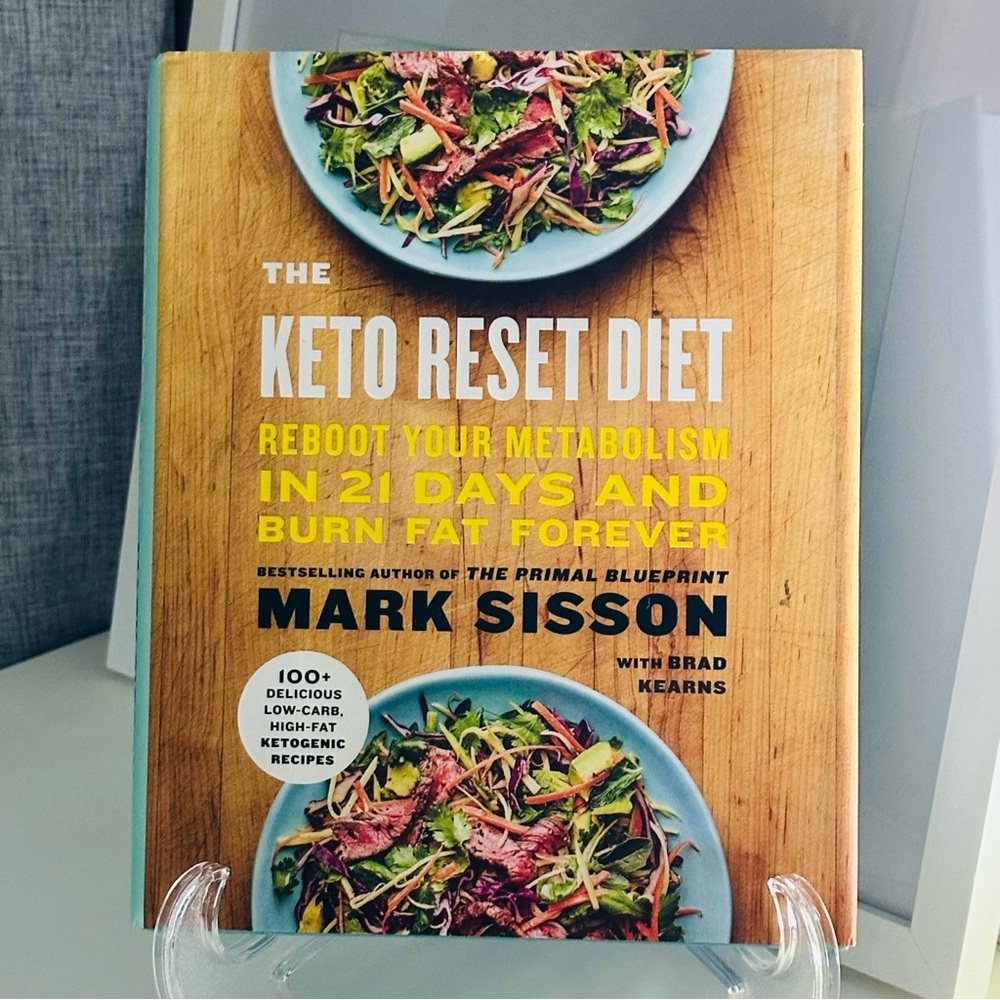 The Keto Reset Diet Mark Sisson Hardcover Cookbook Ketogenic Recipe Book